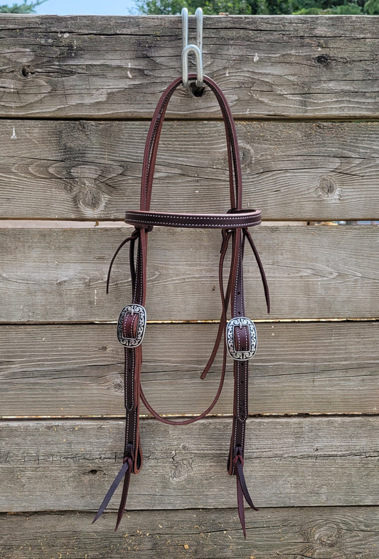 5/8" Straight Browband Headstall