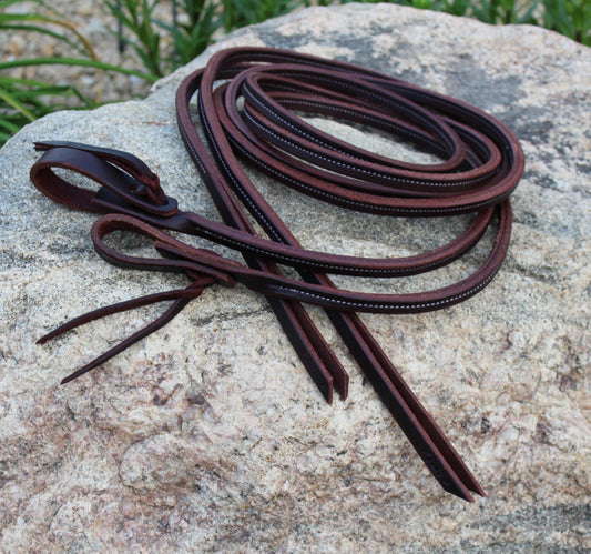 Rolled Split reins